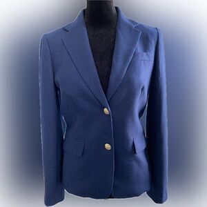 J. Crew Schoolboy Wool Blend Blazer/Suit Jacket - Size 0